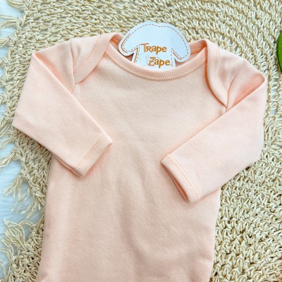 Conjunto Basic Manga Longa - Salmão